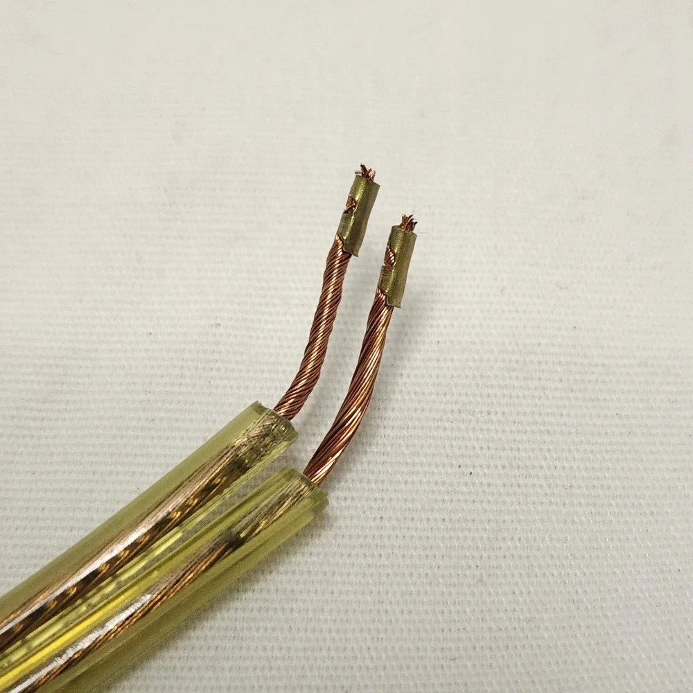 10ft Clear Gold, 18/2 Plastic Covered Lamp Cord Sets - Replacement‎ Parts